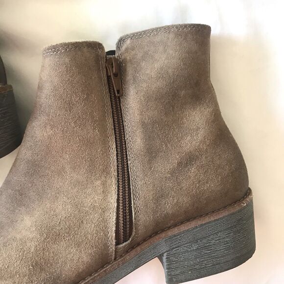 Naot Wander Leather Ankle Double Zip Brushed Suede Bootie Boho Chic EU39 L8 US - Picture 5 of 11